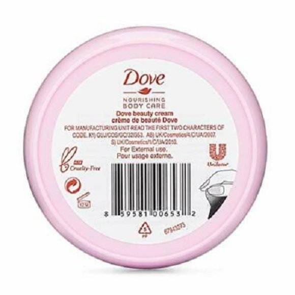 *1 DAY FLASH CLOSET SALE!* Dove Nourishing Body Care Beauty Cream 24hr Moisture - Picture 2 of 4